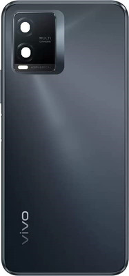 Sandreezz Vivo T1x with Proper Logo (With Middle Ring Camera Lens & Side Volume Power Buttons) Full Panel(Gravity Black)