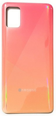 Sandreezz Samsung Galaxy A71 (with Proper Logo) Back Panel(Prism Crush Pink)