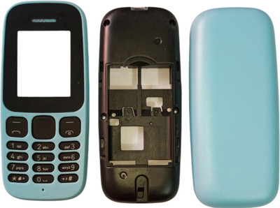 imbi Nokia 105 (2017) Dual Sim Front Back and Middle Body With Keypad Full Panel(Blue)