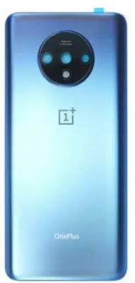 Sandreezz OnePlus 7T Original (Glass) (with Proper Logo) Back Panel(Glacier Blue)