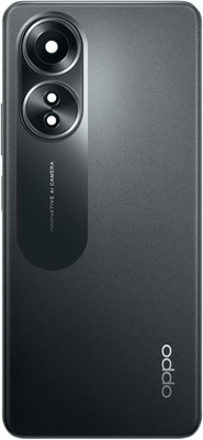 Unique4Ever Oppo A58 (Housing Body) with (with Proper Logo) Full Panel(Glowing Black)
