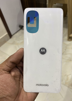 Purplesavvy MOTOROLA MOTO G52 Back Panel(White)