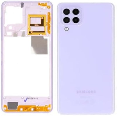 SPAREWARE SAMSUNG Galaxy A22 4G - Purple (MIDDLE RING + PANEL) Back Panel(Violet)