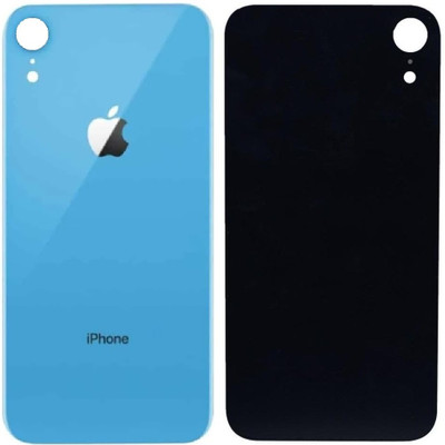 Kraze4blaze Apple iPhone XR (Best Quality)(With Proper Logo)(Glass) Back Panel(Blue)