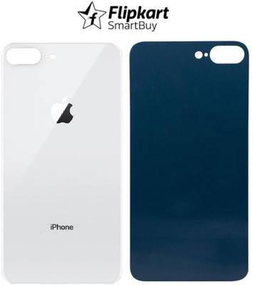 Flipkart SmartBuy Apple iPhone 8 Plus Premium Quality (Glass) Back Panel(Silver)