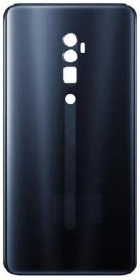 KezeMize Oppo Reno 10x Zoom (Best Quality)(With Proper Logo) Back Panel(Jet Black)