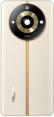 Docile Docile Back Panel for Realme 11 Pro 5G (Sunrise Beige) Rear Body Housing with Camera Cutout Back Panel(Yellow)