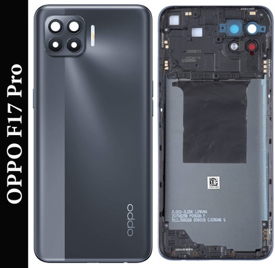 Unique4Ever Oppo ( F17 Pro ) With Middle Ring Camera Lens & Side Volume Power Buttons Full Panel(Black)