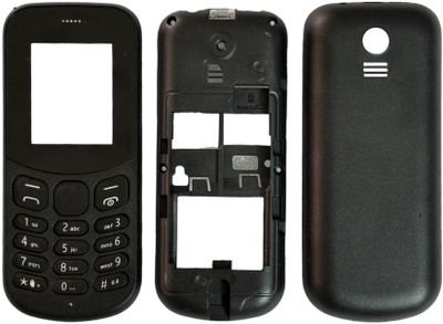 imbi Nokia 130 (2017) Dual Sim Front Back and Middle Body With Keypad Full Panel(Black)