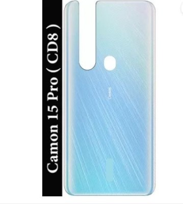 Kraze4blaze Tecno Camon 15 Pro (With Proper Logo) Back Panel(Opal White)