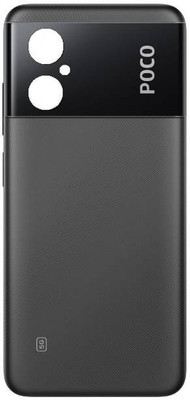 SRaccessories POCO M4 (5G) Back Panel(Power Black)