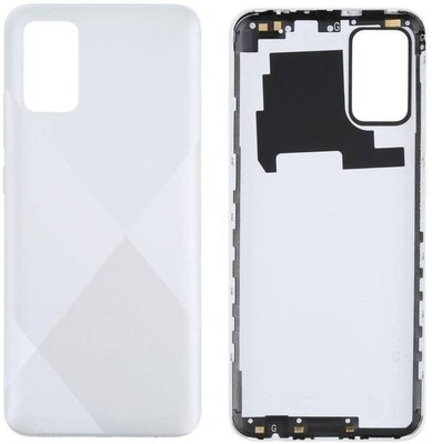 SRaccessories Samsung A02S Back Panel(White)