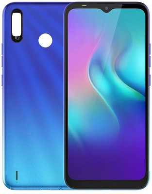 Kraze4blaze Tecno POP 3 Plus (With Proper Logo) Back Panel(Vacation Blue)