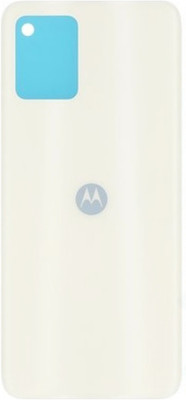 HQP for Motorola Moto E13 ( XT2345-3 ) [ With Pre Installed Adhesive Tape ] Battery Back Door Replacement Back Panel(Creamy White)