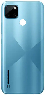 FLOUNDER REALME C21Y With Camera Lens & Side Volume Power Buttons Back Panel(CROSS BLUE)