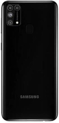 SPAREASP Samsung M31 (With Proper Logo and Side keys) Back Panel(Black)