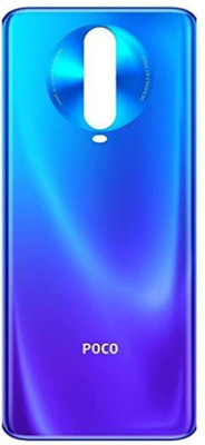 Docile POCO X2 Back Cover Gradient Glossy Blue Case Slim Fit Shockproof Mobile Cover Back Panel(blue)