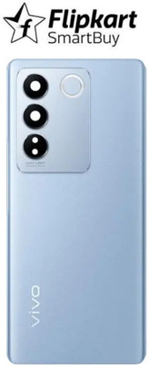 Flipkart SmartBuy Vivo V27 Back Glass With Camera Ring Glass Lens OG Best Premium Quality Back Panel(Magic Blue)