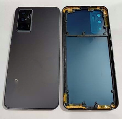 SPAREASP Vivo Y75 Panel With Middle Ring (Middle Ring + Panel) Back Panel(Black)