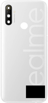 KezeMize Realme Narzo 10A (with Proper Logo) Back Panel(White)