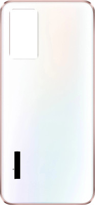 Kraze4blaze Vivo V21 (With Proper Logo) Back Panel(Arctic White)