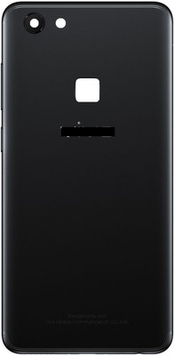 Kraze4blaze Vivo V7 (With Lens and Proper Logo) Back Panel(Matte Black)