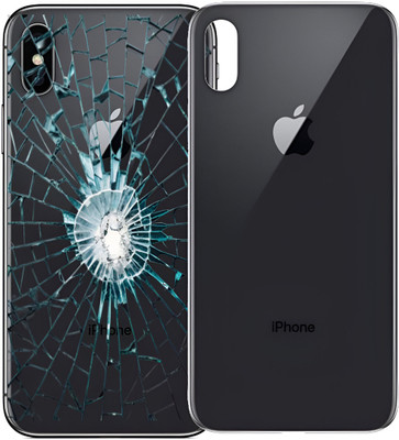 Sandhu iphone x back panel back panel Back Panel(black)