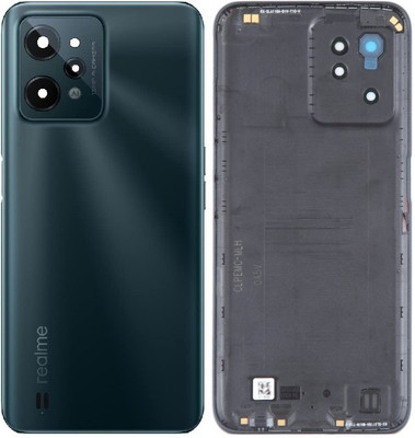 Sandreezz Realme C31 (with Proper Logo) (With Camera Lens & Side Volume Power Buttons) Back Panel(Dark Green)