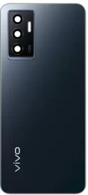 Sandreezz Vivo Y75 (4G) (Glass) (With Camera lens Ring) (with Proper Logo) Back Panel(Moonlight Shadow)
