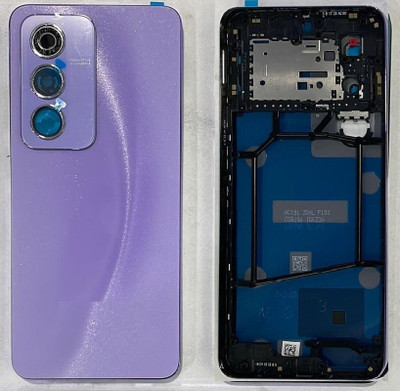 SRaccessories Oppo A3 Pro 5G (Housing Body) (Side Keys with Middle Body) Full Panel(Moonlight Purple)