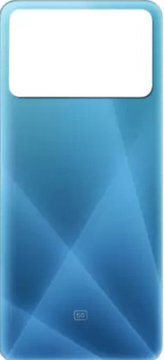 SRaccessories POCO X4 Pro 5G Back Panel(Laser Blue)