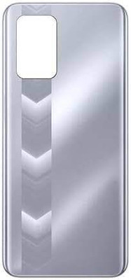 SPAREASP Realme Narzo 30 5G Silver Back Panel(Silver)
