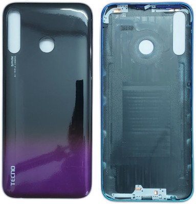 Spares4ever Tecno Spark 4 KC2 Purple Replacement Back Panel(Purple)