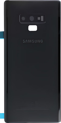 SRaccessories Samsung Galaxy Note 9 / SM-N960 (With Camera lens) (Glass) Back Panel(Midnight Black)