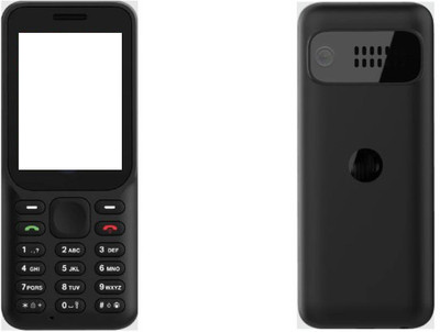 imbi Jio Bharat B1 4G Panel Front Back and Middle Body With Keypad Full Panel(Black)