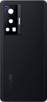 Tworld Vivo X70 Pro 5G ( V2134A, V2105 ) - [ With Camera Glass & Adhesive Tape ] Battery Replacement Glass Door Back Panel(Cosmic Black)