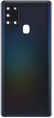 imbi Samsung Galaxy A21s With Camera Glass And Side Button Back Panel(Black)