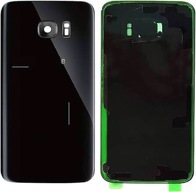SPAREASP SAMSUNG Samsung Galaxy S7 Edge - Black (With Lens) Back Panel(Black)
