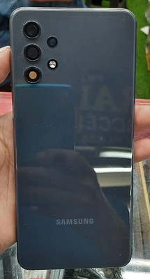 FixHub Samsung Galaxy A32 5G BACK GLASS COMPATIBLE Back Panel(BLACK)