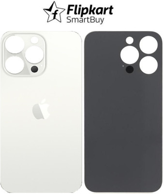 Flipkart SmartBuy Apple iPhone 13 Pro Max Premium Quality (Glass) Back Panel(Silver)