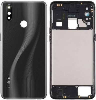SRaccessories Realme 3 Pro (Housing Body) (Side Keys with Middle Body) Full Panel(Carbon Grey)