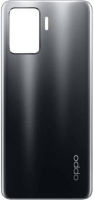 Sandreezz Oppo F19 Pro (with Proper Logo) Back Panel(Fluid Black)