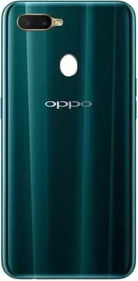 SAPNXA OPPO A7 with Side Keys & Camera Lens Back Panel(GLAZE BLUE)