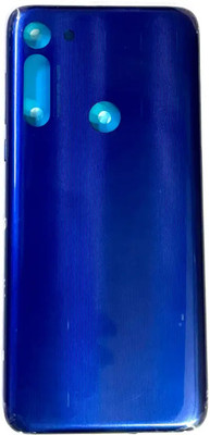 KezeMize Motorola Moto G8 (Best Quality)(With Proper Logo) Back Panel(Neon Blue)