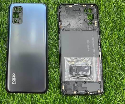 SPAREASP Realme Narzo 30 Pro Full Housing with Middle Ring (Middle Ring + Back Panel) Blue Back Panel(Blue) SPAREASP Realme Narzo 30 Pro Full Housing with Middle Ring (Middle Ring + Back Panel) Blue Back Panel(Blue)