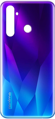 KezeMize Realme 5 Pro (with Proper Logo) Back Panel(Crystal Blue)