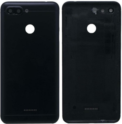 SPAREWARE Red mi 6-Black Back Panel(Black)