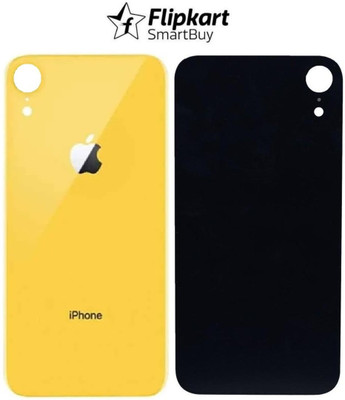 Flipkart SmartBuy Apple iPhone XR Premium Quality (Glass) Back Panel(Yellow)