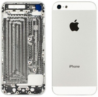 Sandreezz Apple iPhone 5 (With All & Side Volume Power Buttons) (Best Quality) Full Panel(Silver)