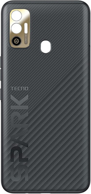 Unique4Ever Tecno Spark 7T (Magnet Black) Back Panel(Magnet Black)